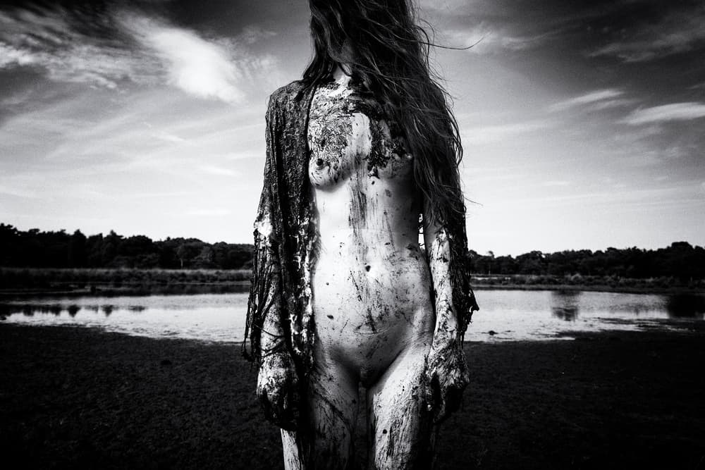Muddy Figure Waters by Ton Dirven — canvas wall art