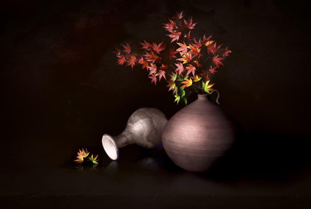 Dramatic Autumn Still Life by Juan Antonio Palacios — canvas wall art