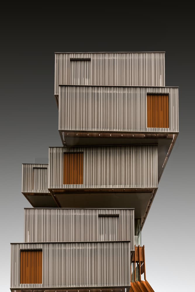 Stacked Urban Architecture by Jois Domont ( J.L.G.) — canvas wall art