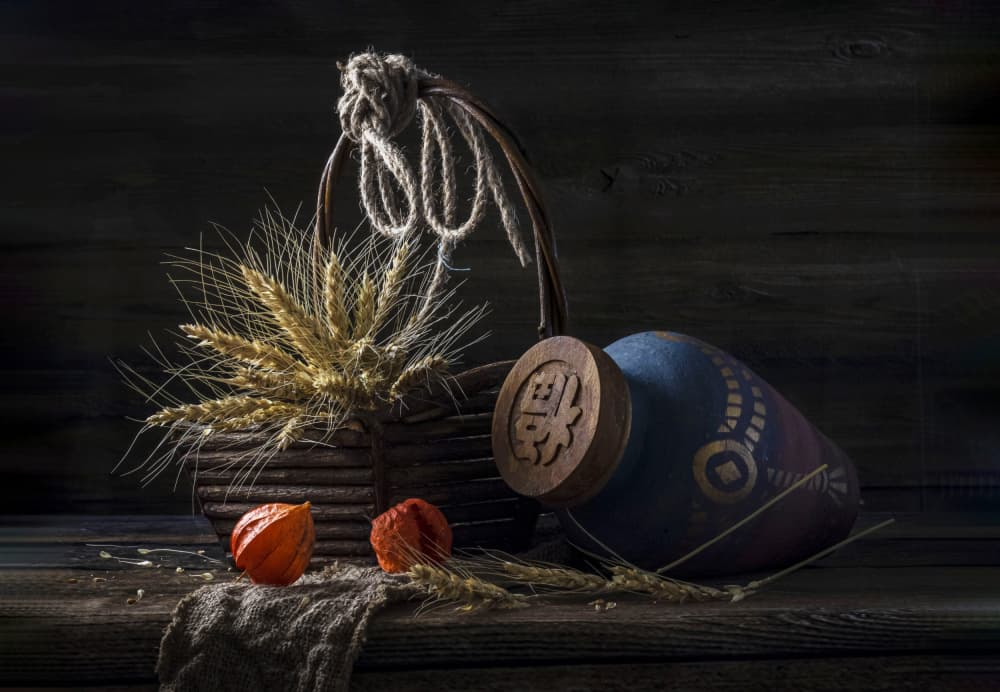 Rustic Autumn Still Life by Marsha Ma — canvas wall art