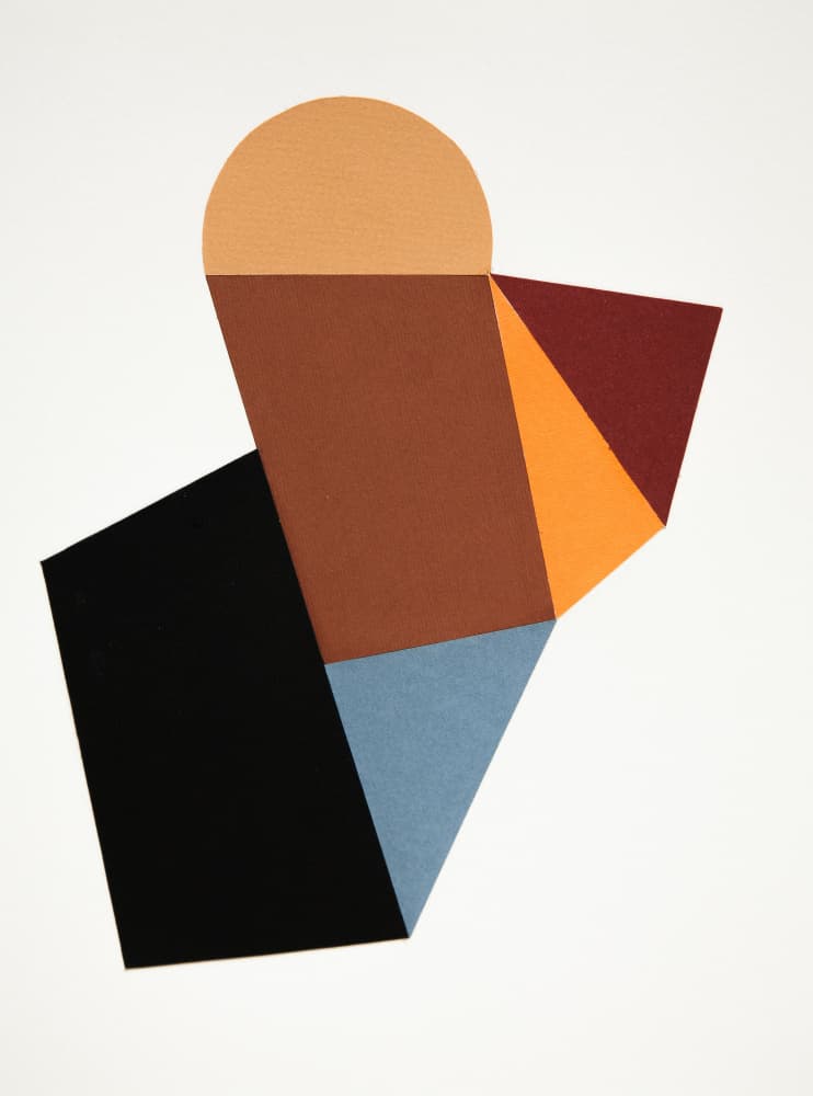 Abstract Color Blocks by Ildefonso Martín — canvas wall art