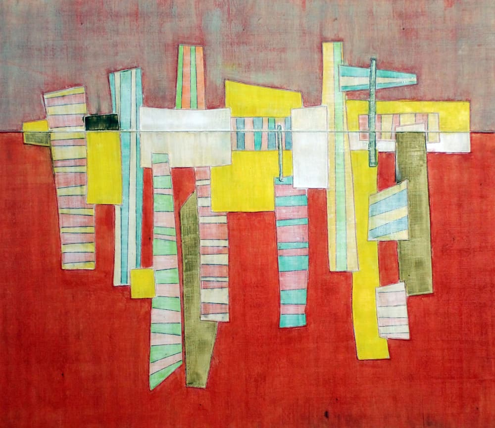 Modern Abstract Cityscape by andrea de ranieri — canvas wall art