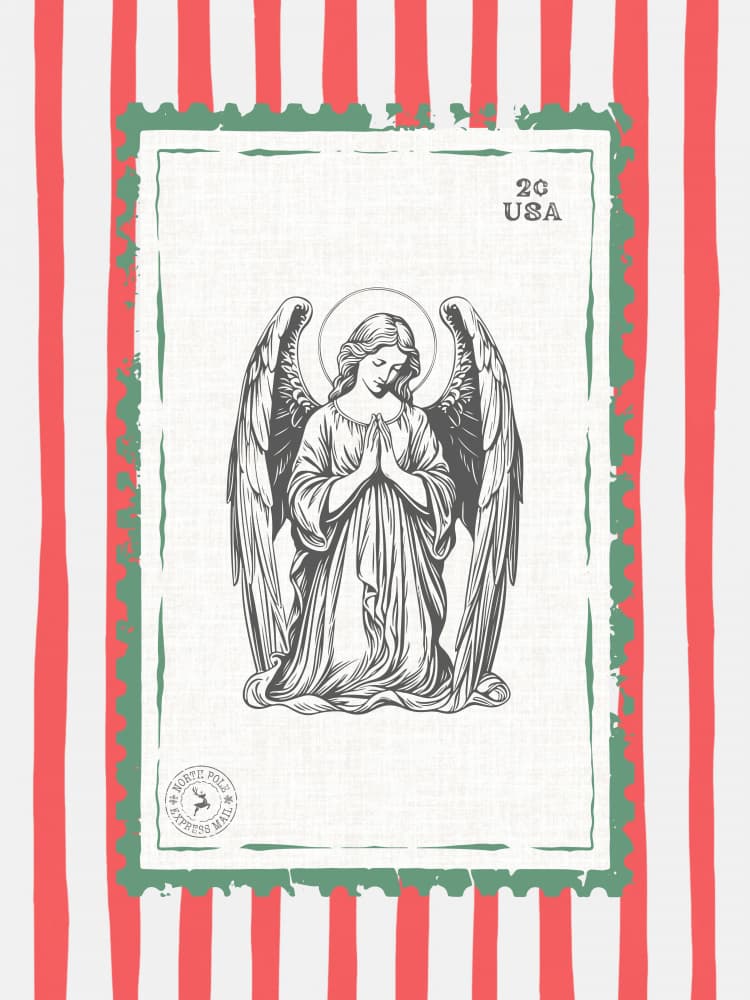 Serene Praying Angel by Jolly and Dash — canvas wall art