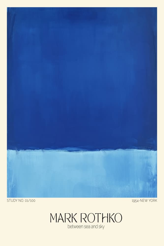 Betweenseaandsky by Treechild — canvas wall art