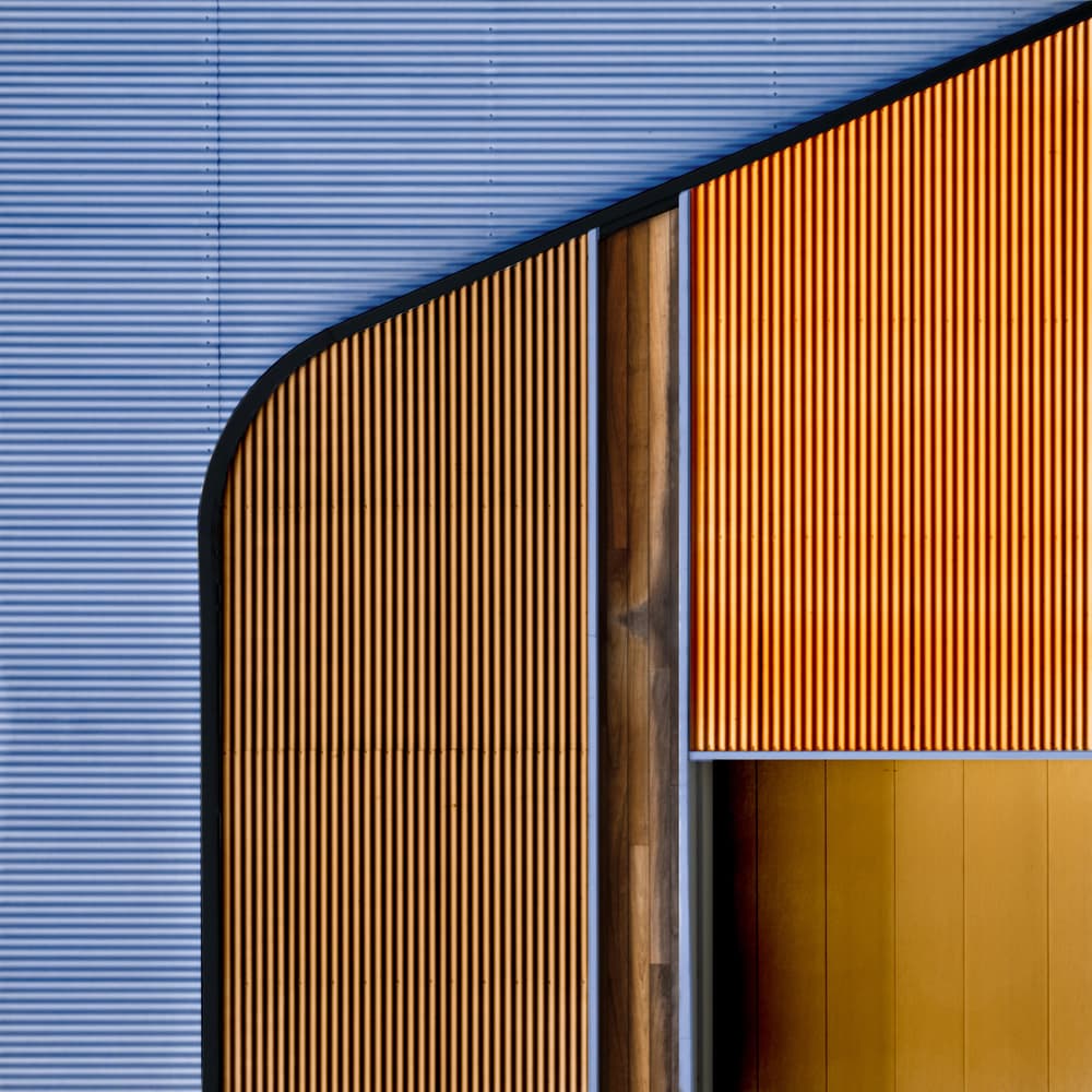 Modern Geometric Facade by Harry Verschelden — canvas wall art