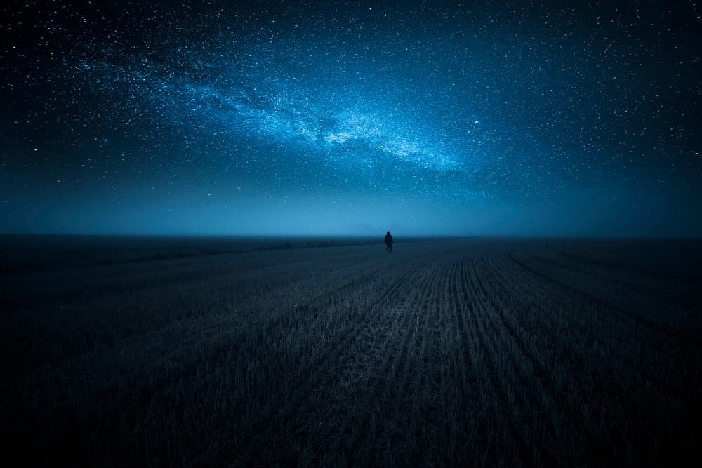 Milky Way Solitude by Mika Suutari — canvas wall art