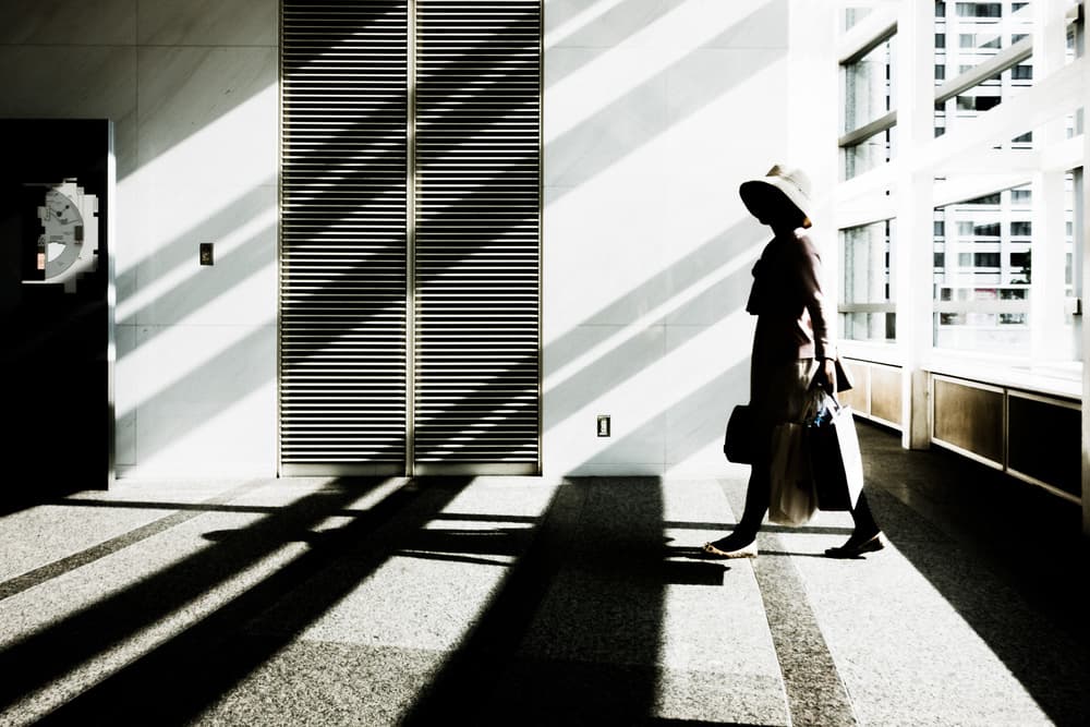 Sunlit Urban Silhouette by Tetsuya Hashimoto — canvas wall art