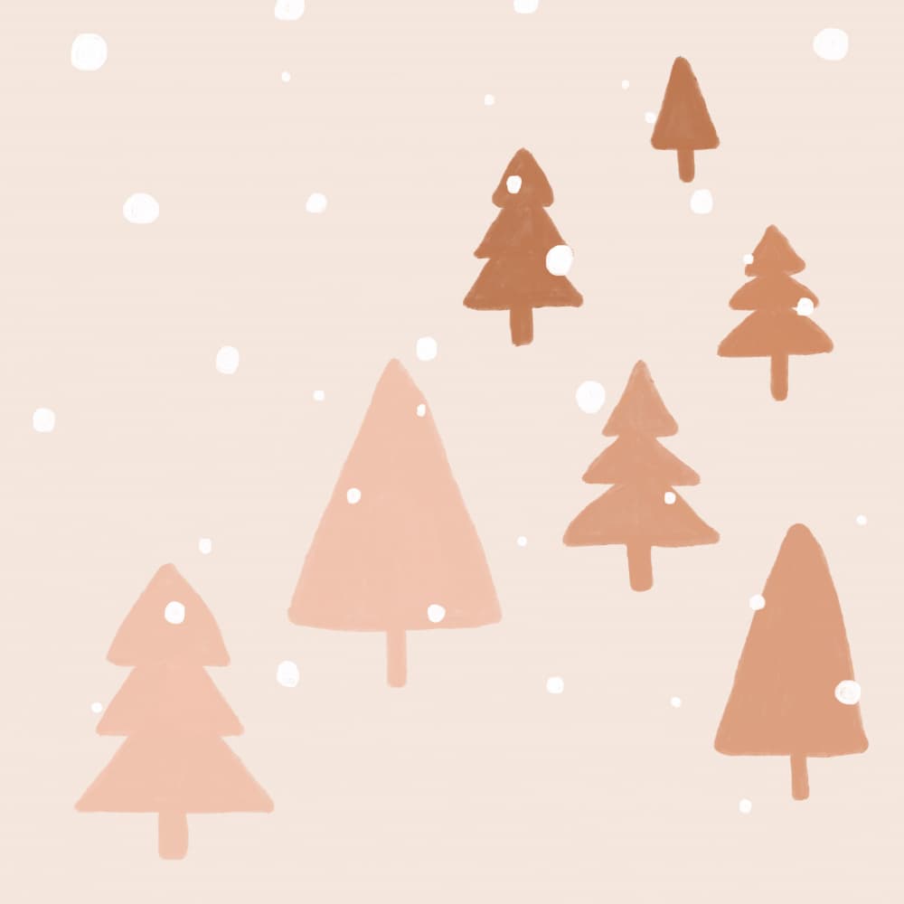 Snowy Woodland Scene by Orara Studio — canvas wall art