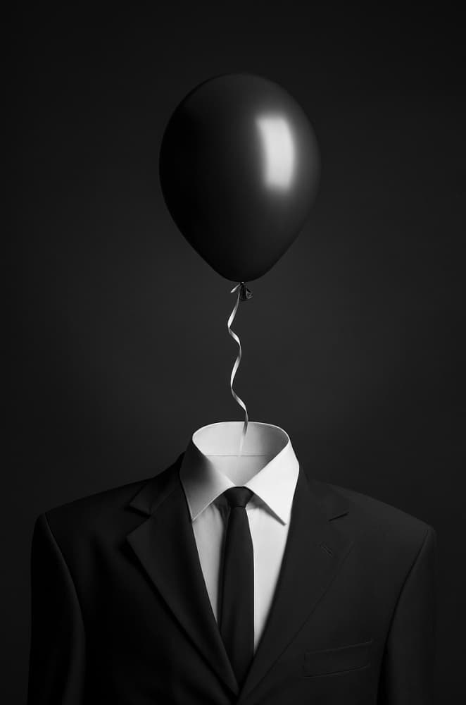 Surreal Business Suit by HIM — canvas wall art