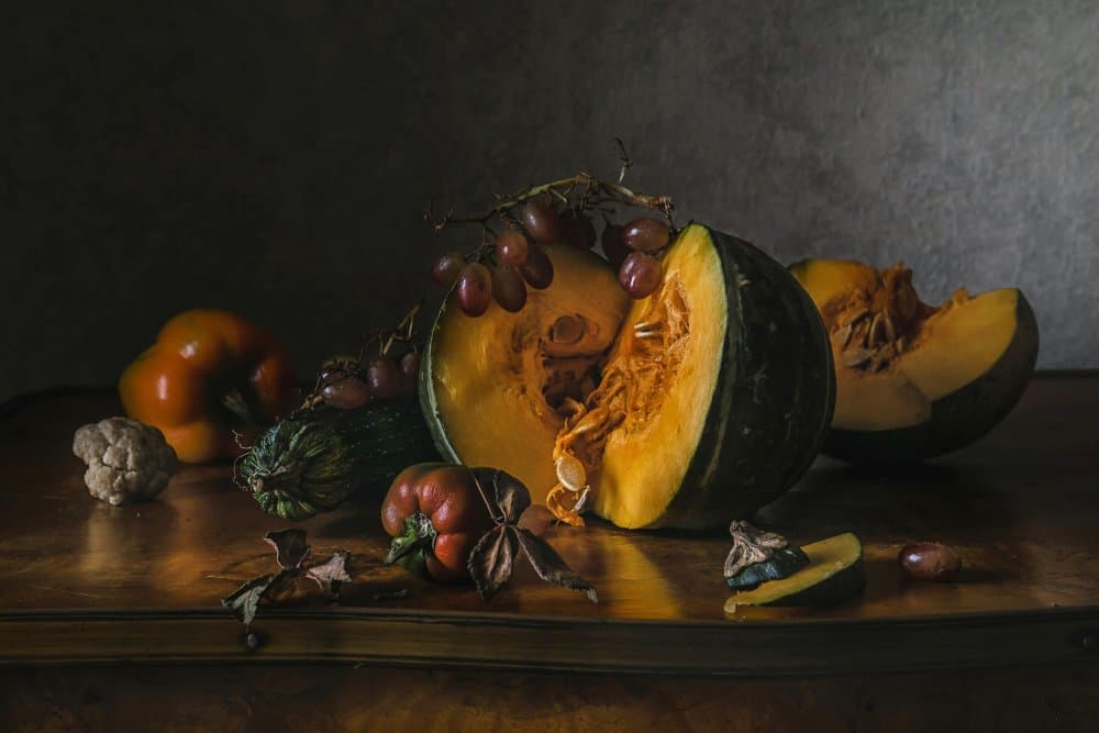 Autumn Harvest Still Life by Anna Petina — canvas wall art