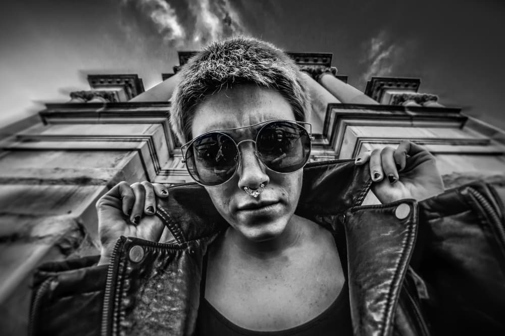 Confident Urban Rebel by Steve Hermann — canvas wall art