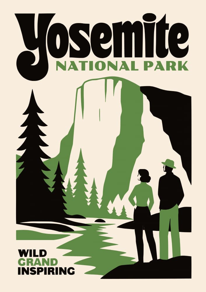 Yosemite National Park Vista by Patryk Krygowski — canvas wall art