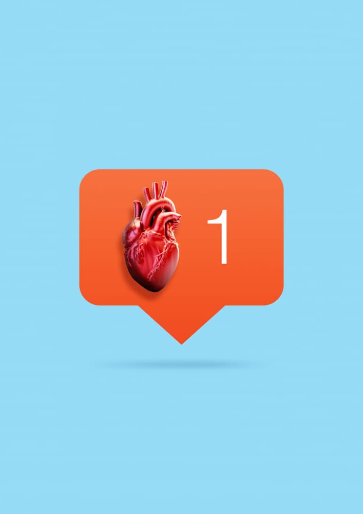 Heart Notification Message by Artem Pozdniakov — canvas wall art