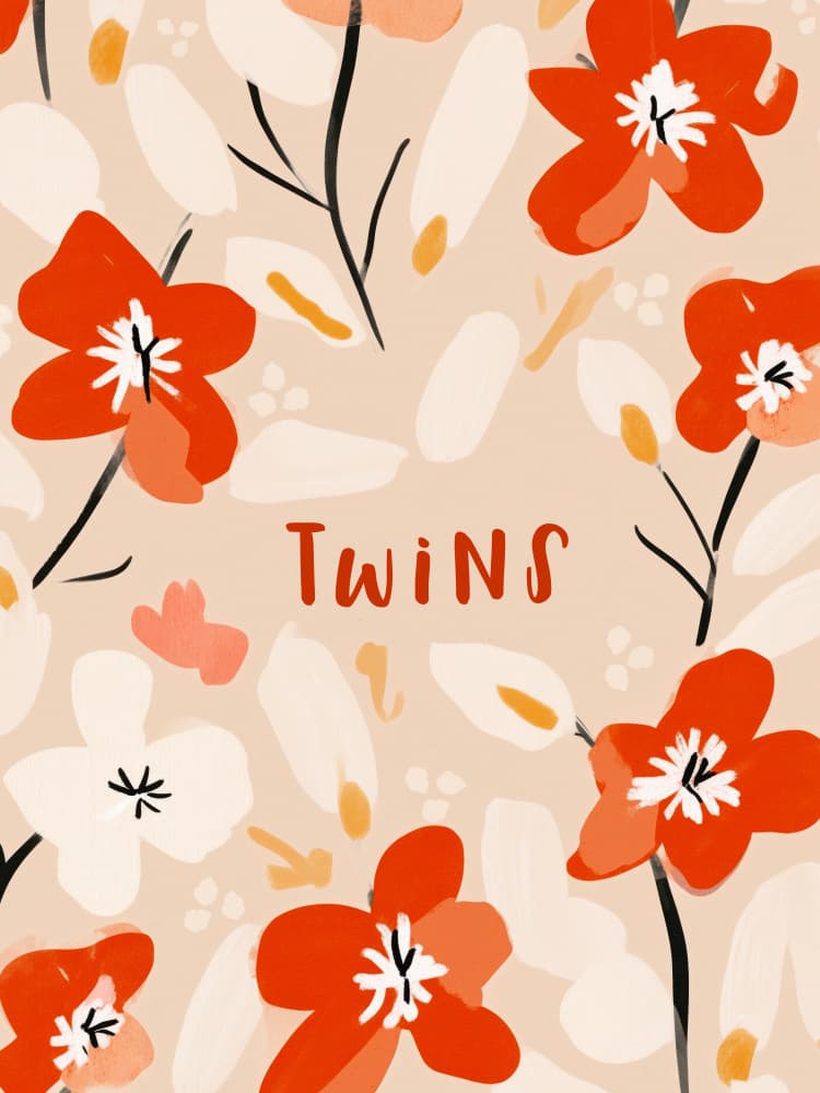 Floral Harmony by Treechild — canvas wall art