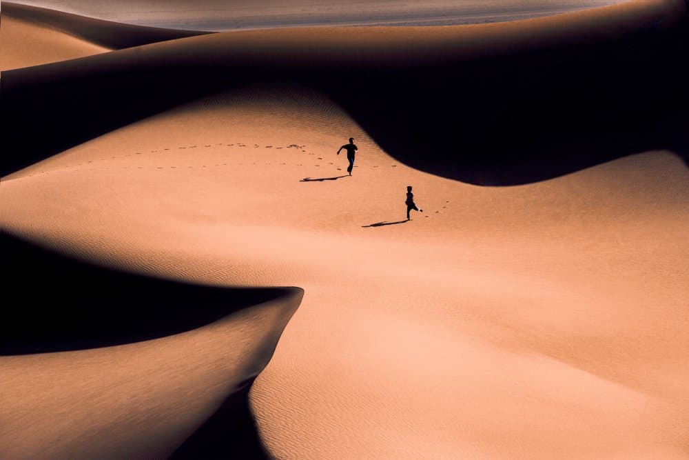 Desert Dunes Adventure by Mohammad Fotouhi — canvas wall art