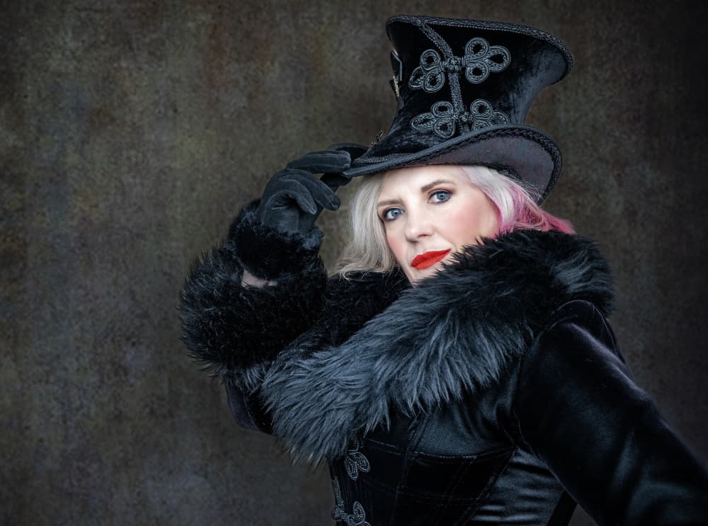 Dark Glamour Portrait by Daniel Springgay — canvas wall art