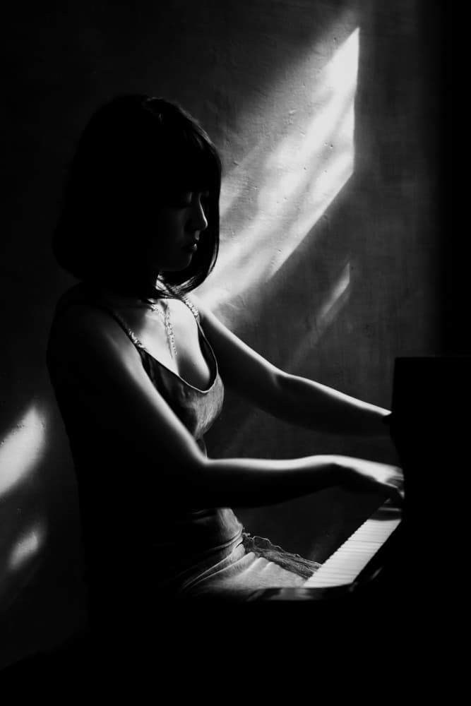 Pensive Piano Player by Eiji Yamamoto — canvas wall art