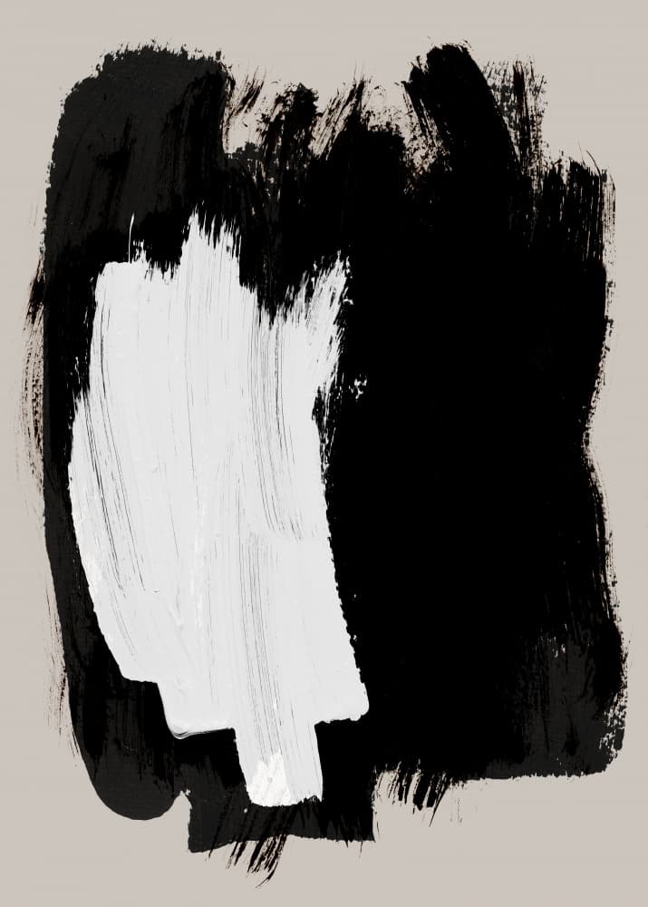 Abstract Brush Strokes 16 by Mareike Böhmer — canvas wall art