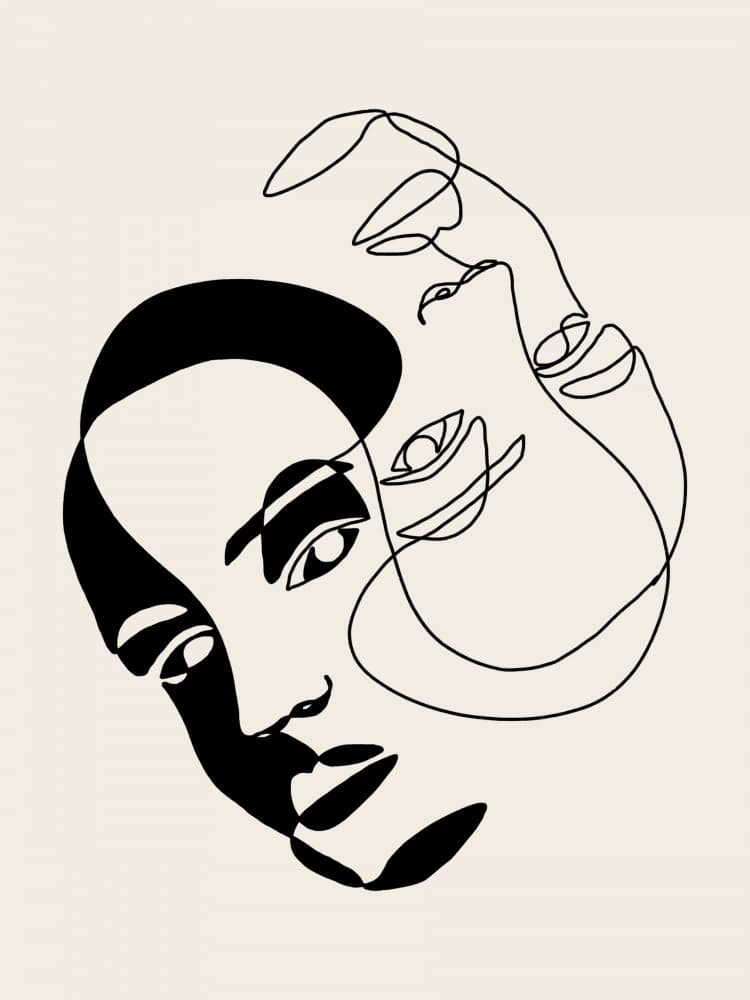 The Other Self by Shatha Al Dafai — canvas wall art