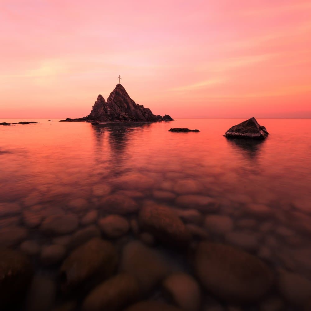Cross Island Sunset by Paolo Giudici — canvas wall art