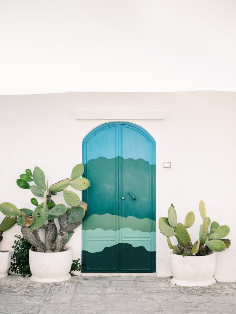 The Ostuni Door by Raisa Zwart — canvas wall art