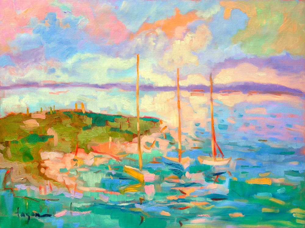 Serene Evening by Dorothy Fagan — canvas wall art
