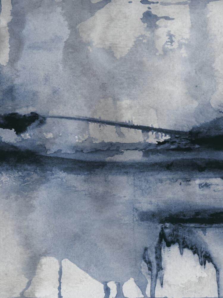 Blu 2 by Dan Hobday — canvas wall art