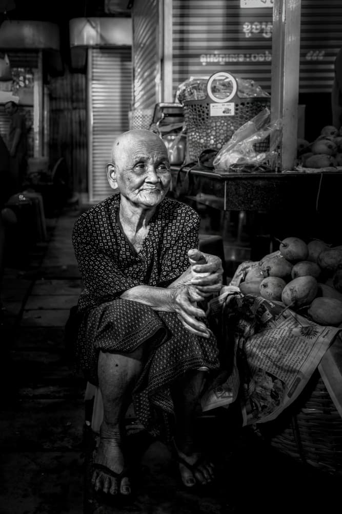 Street Vendor Smile by Raffi Bashlian — canvas wall art