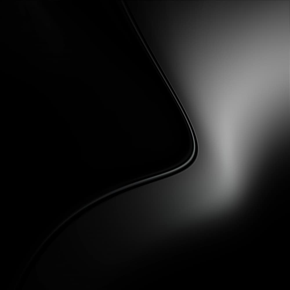 Sleek Dark Curve by Gilbert Claes — canvas wall art