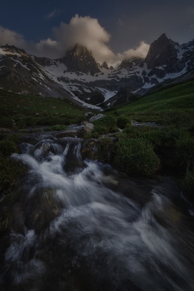 Majestic Mountain Stream by Carlos Gonzalez — canvas wall art