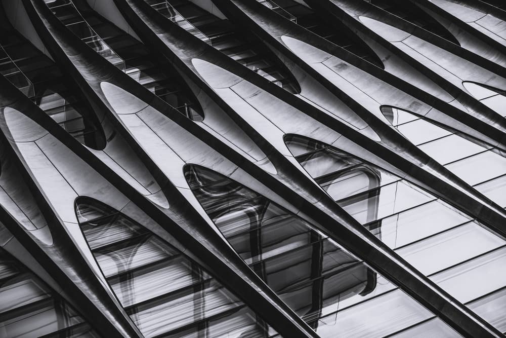 Sleek Urban Geometry by Marco Tagliarino — canvas wall art