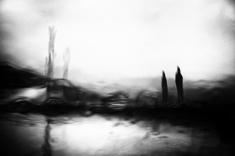 Two Figures Horizon by Gustav Davidsson — canvas wall art