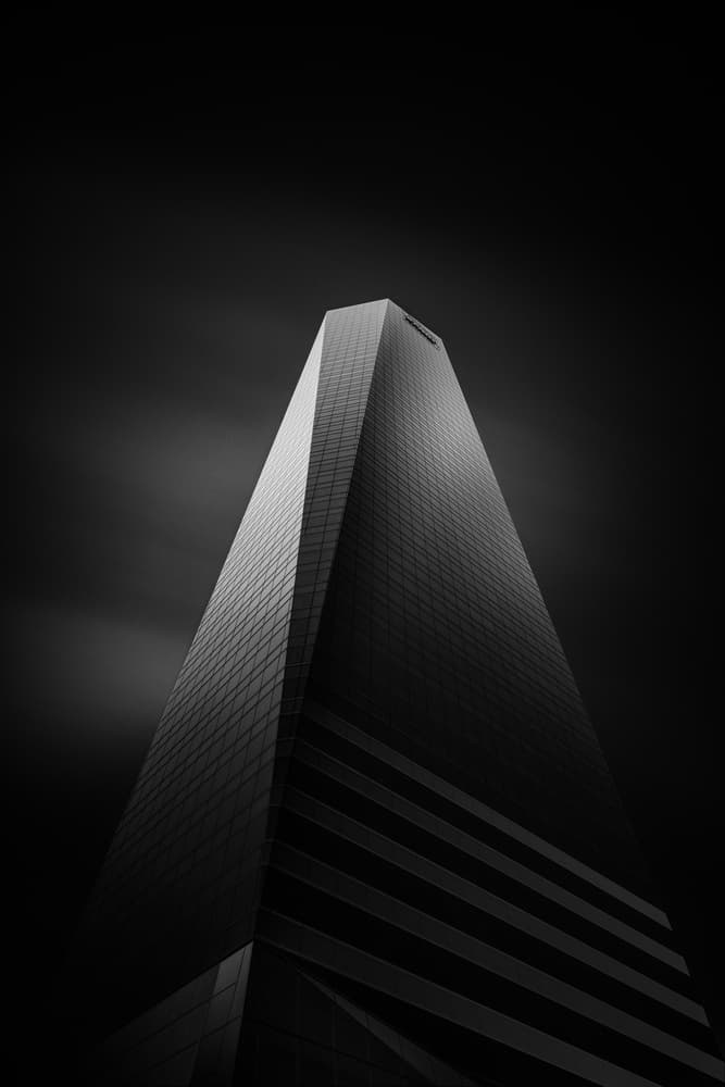 Sleek City Tower by Mohammad Mirza — canvas wall art