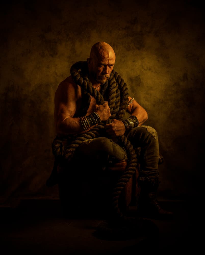 Intense Rope Warrior by gNo — canvas wall art
