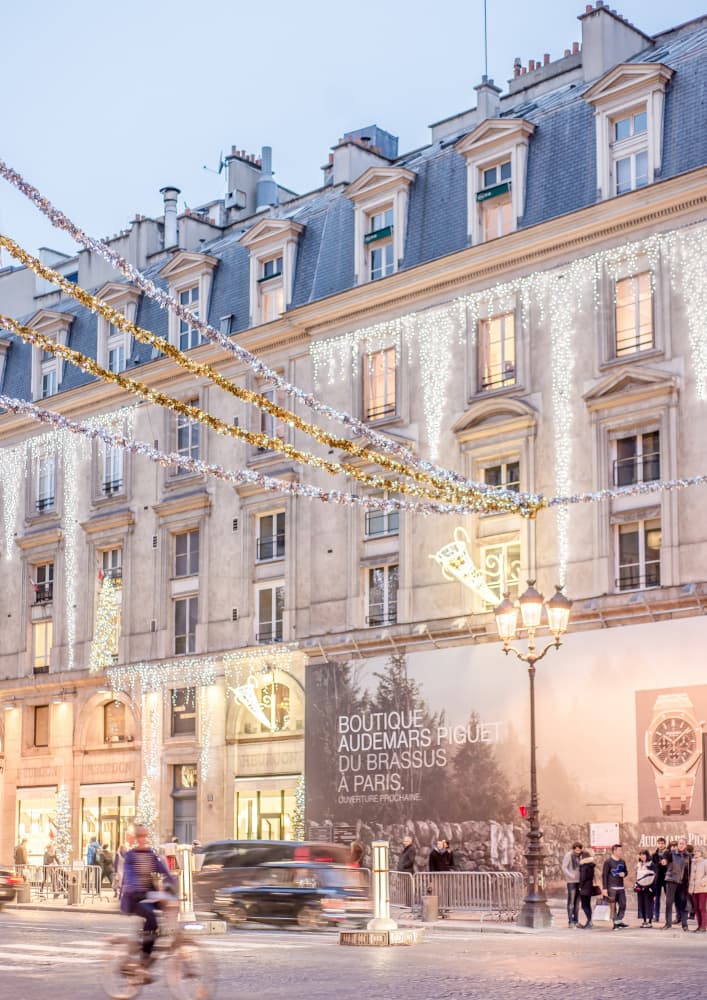 Christmas In Paris by Talitha McQueen — canvas wall art