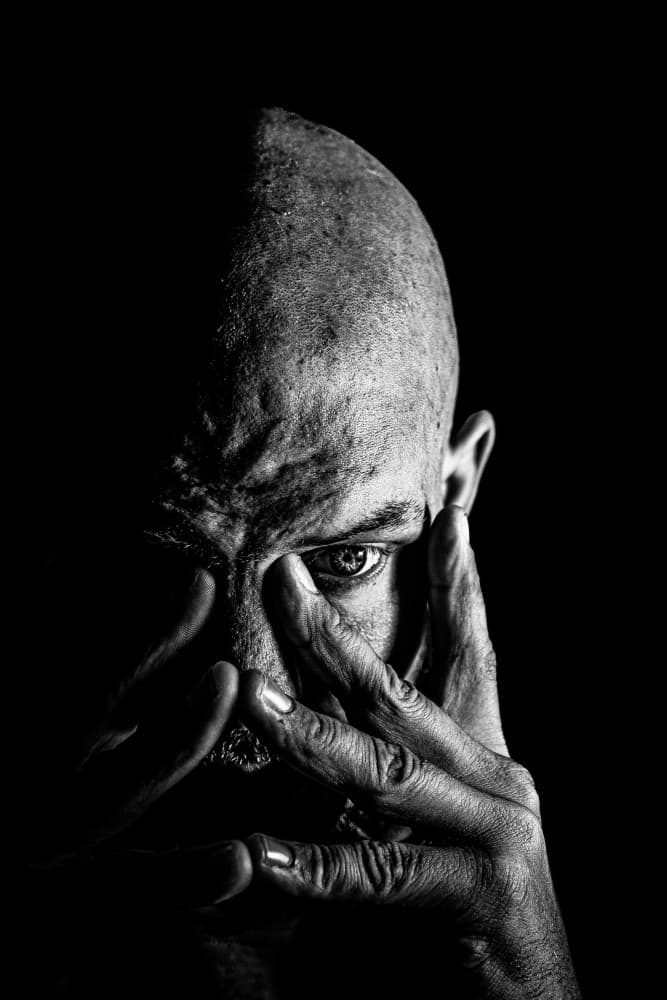 Man in Deep Thought by Damien LeBlanc — canvas wall art