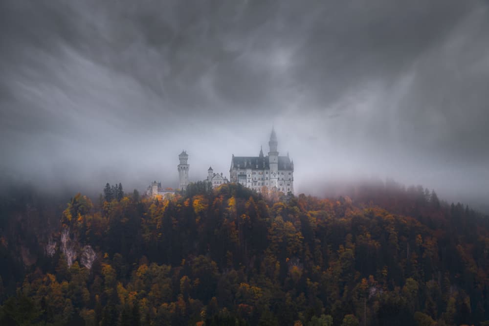 Misty Fairytale Castle by Larry Deng APA — canvas wall art