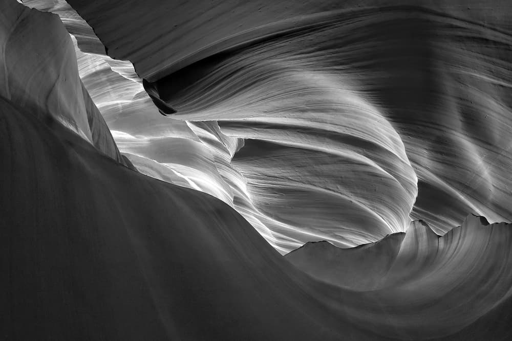 Elegant Canyon Curves by Eric Zhang — canvas wall art