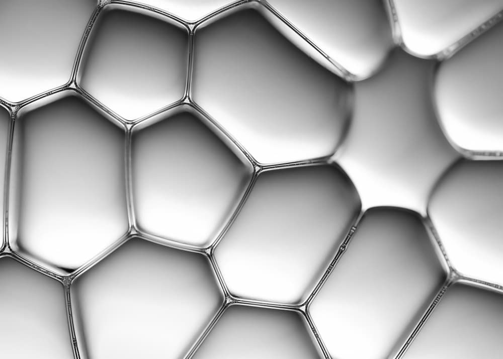 Reflective Bubble Pattern by Siyang Chen — canvas wall art