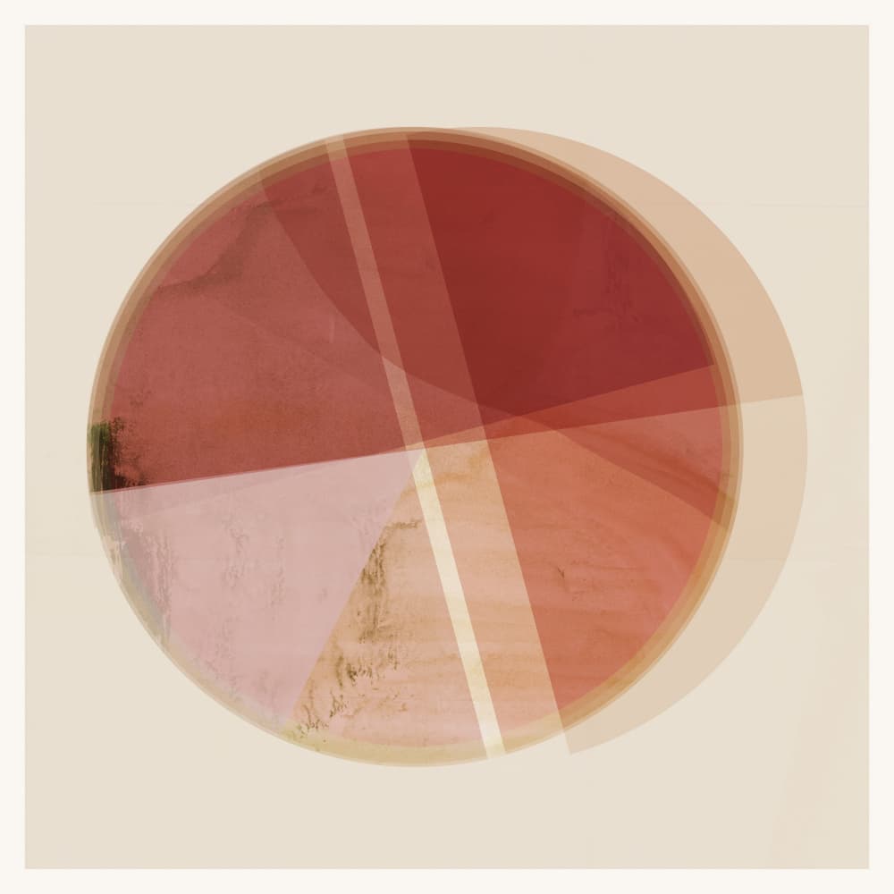 Warm Gradient Oval by cartissi — canvas wall art
