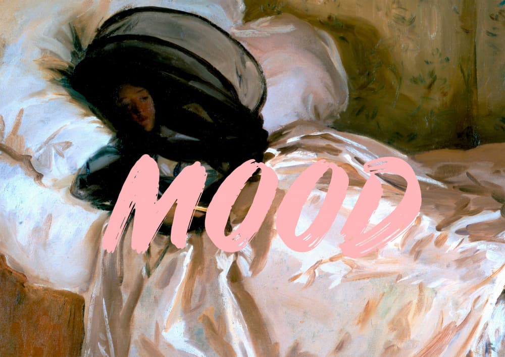 Veiled Woman's Mood by Talitha McQueen — canvas wall art