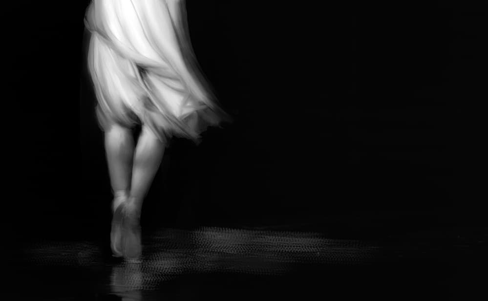 Flowing Dance Movement by Charlaine Gerber — canvas wall art