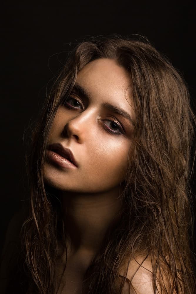 Dark Beauty Portrait by Artem Vasilenko — canvas wall art