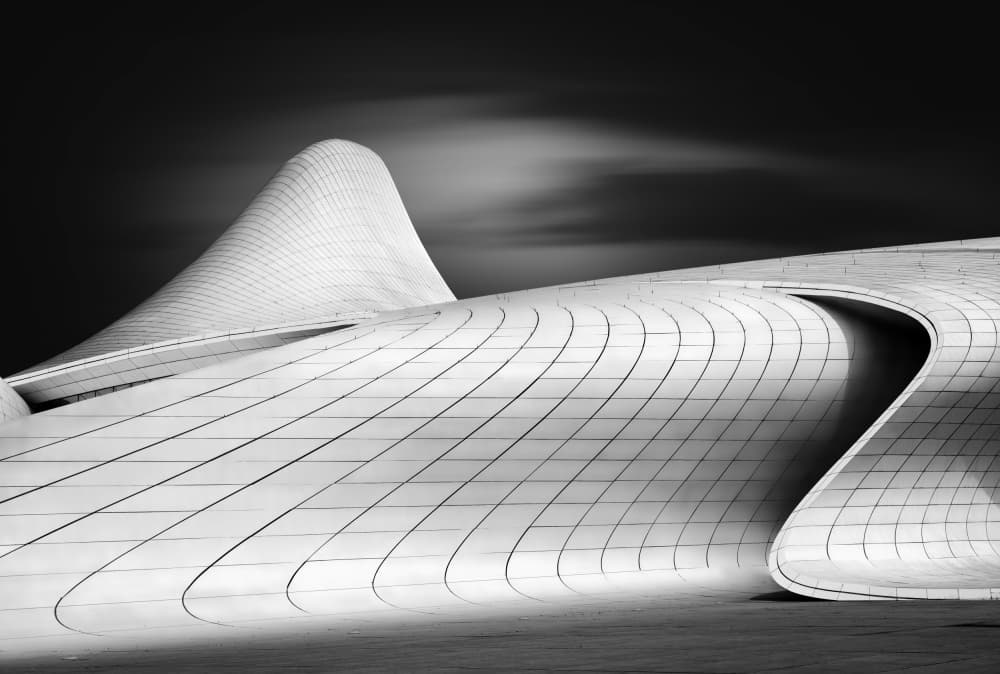 Fluid Modern Architecture by Antoni Figueras — canvas wall art