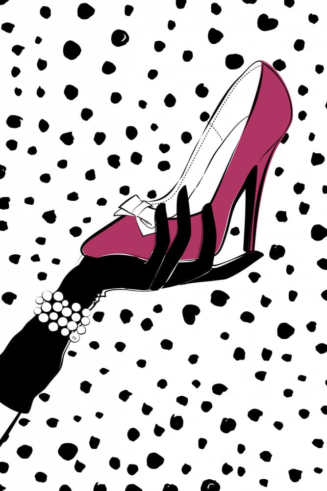Glamorous High Heel by Martina — canvas wall art