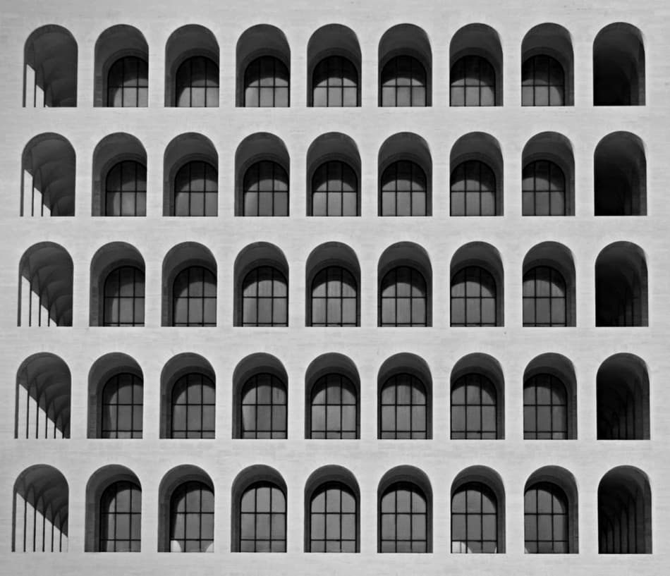 Architectural Arches Pattern by Francesco Santini — canvas wall art