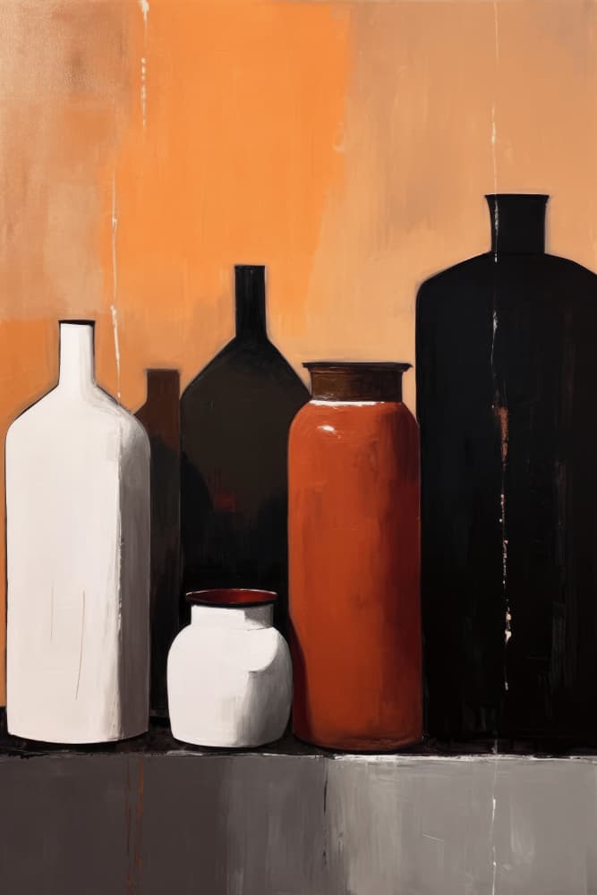 Muted Vessels by Treechild — canvas wall art
