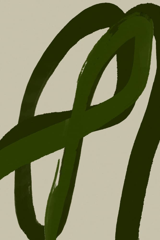 Verdant Curves by Treechild — canvas wall art