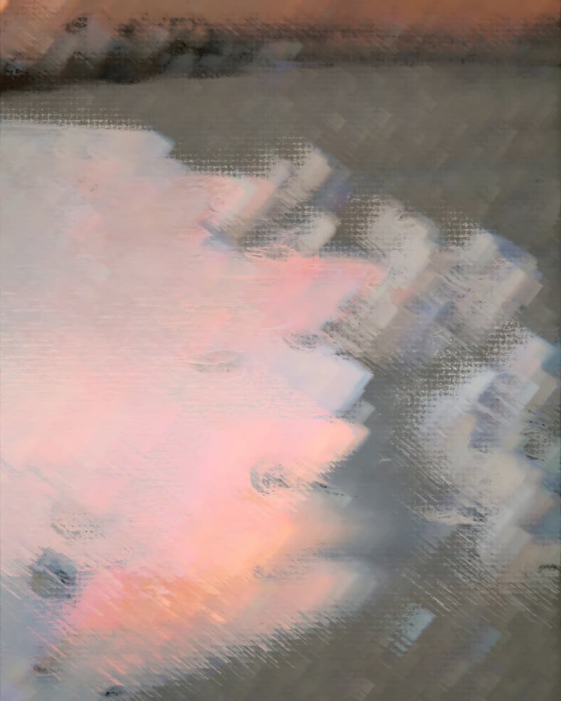 Soft Pink Glow by Uma Gokhale — canvas wall art