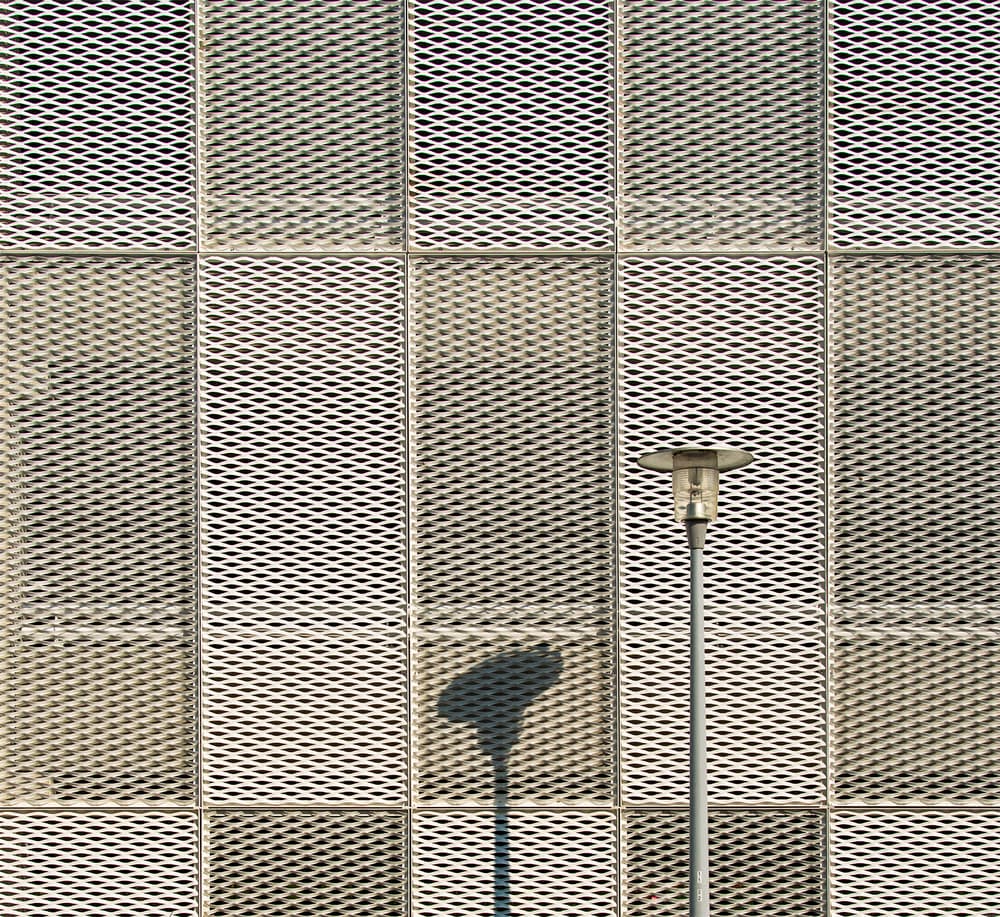 Streetlight Shadow Pattern by Jef Van den Houte — canvas wall art